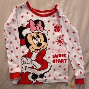 Infant Minnie Mouse Christmas Top - 24M